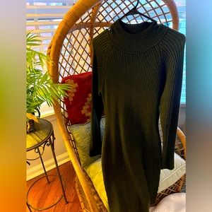 Green Sweater dress